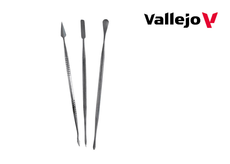 Vallejo Hobby Tools - Stainless Steel Carvers (Set of 3)