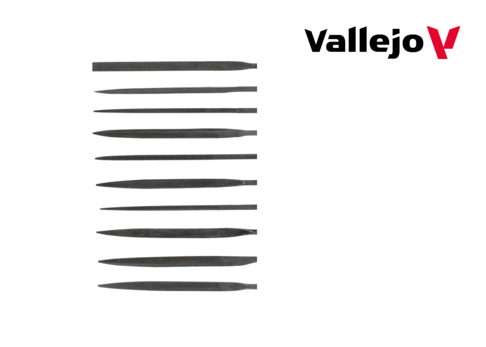 Vallejo Hobby Tools - Needle Files (Set of 10)