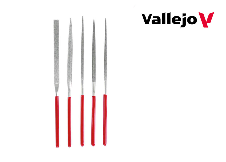Vallejo Hobby Tools - Diamond Needle Files (Set of 5)