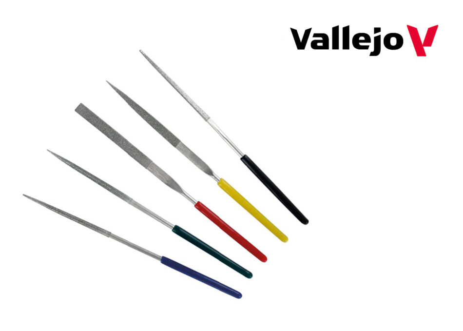 Vallejo Hobby Tools - Mini Diamond Files (Set of 5)