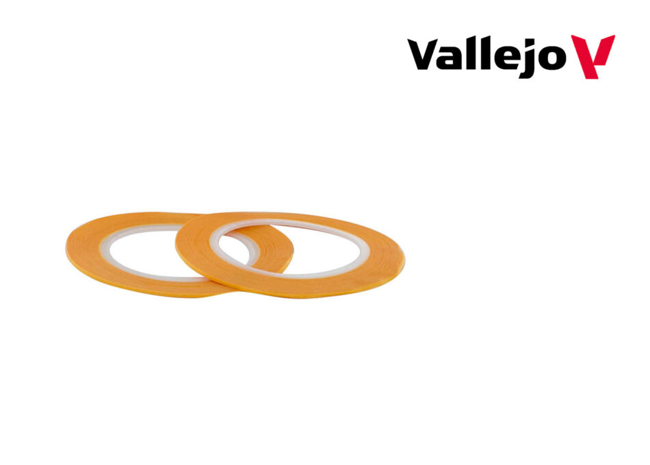 Vallejo Hobby Tools - Masking Tape [1mm x 18m] (Twin Pack)