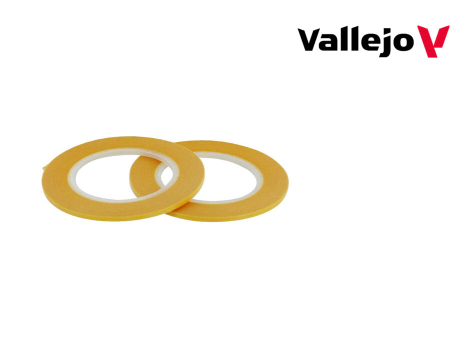 Vallejo Hobby Tools - Masking Tape [2mm x 18m] (Twin Pack)