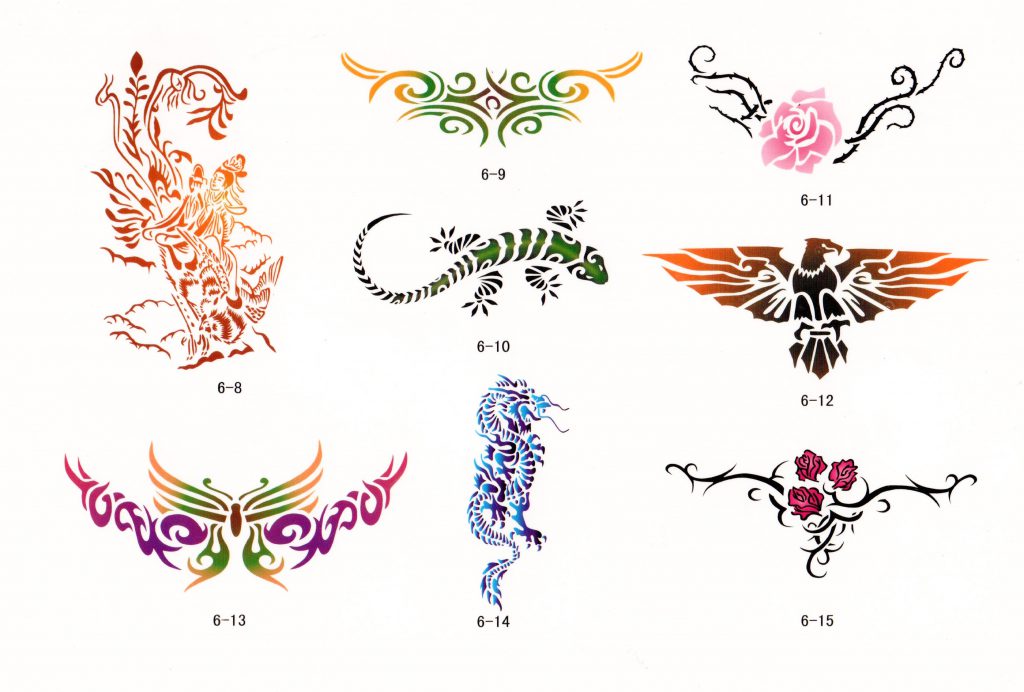 Stencil Book Six - Designs 8-15