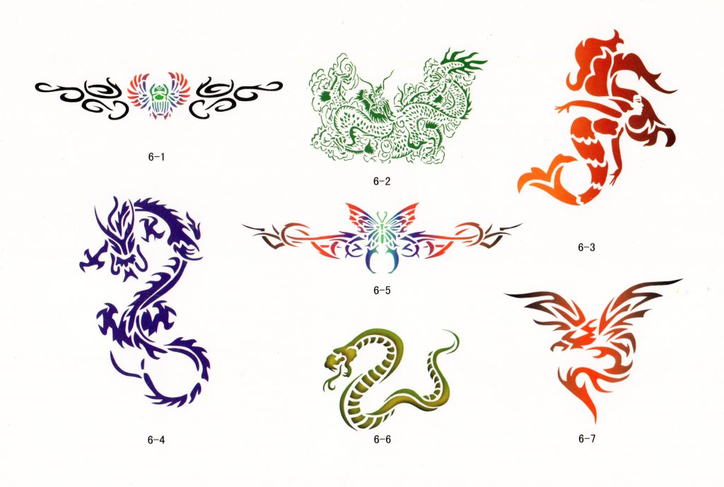 Stencil Book Six - Designs 1-7