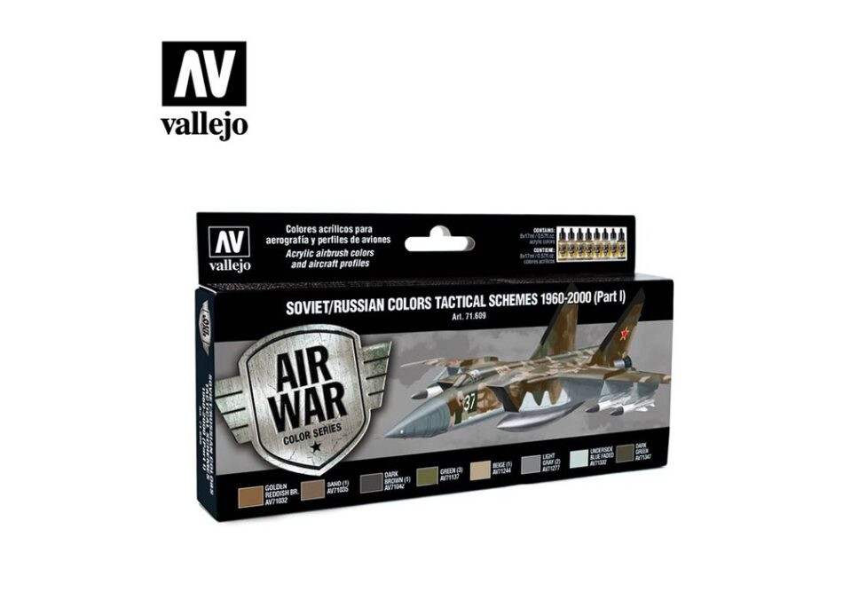 Vallejo Model Air Paint Set - Soviet Tactical Schemes 1960-2000 (Part I)