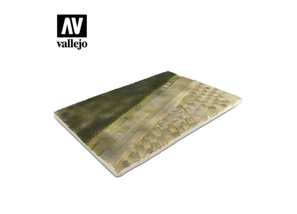 Vallejo Scenics - Paved Street Section (31 x 21cm)