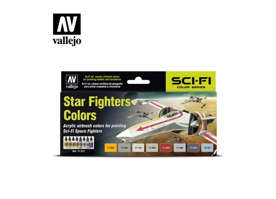 Vallejo Model Air Paint Set - Star Fighters Colors