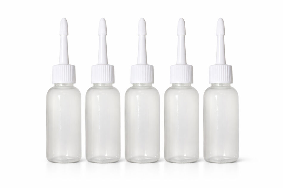 25ml Bottle with Long Spout & Cap (Pack of 5)