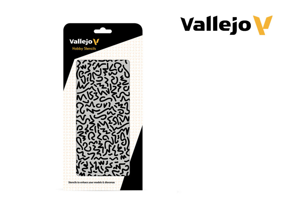 Vallejo Hobby Stencils - Luftwaffe WWII Shingles Camo