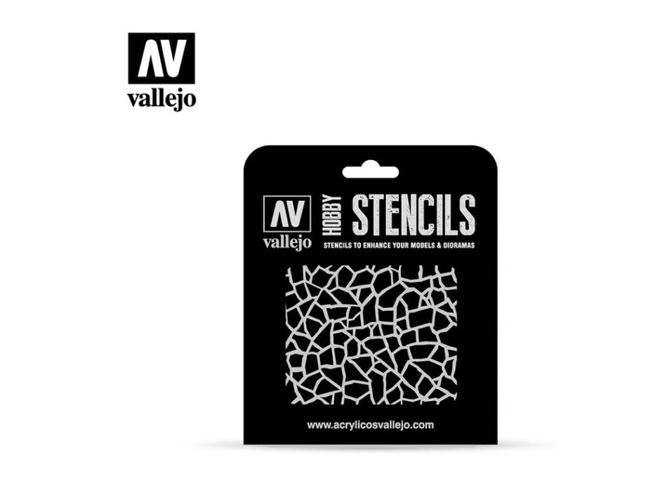 Vallejo Hobby Stencils - Giraffe Camo WWII