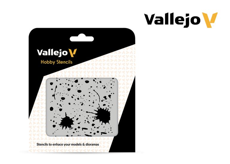 thumbnail image 2 of Vallejo ST-CAM001 Stencils - Luftwaffe WWII Shingles Camo 2 of 12