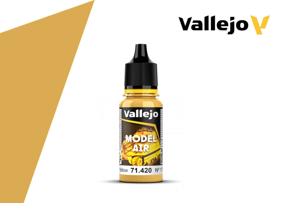 Vallejo Model Air - N.17 Earth Yellow (18ml)