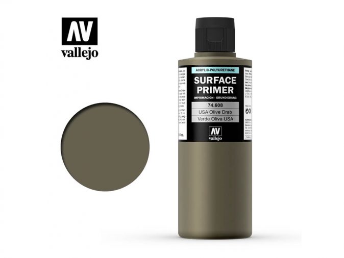 Vallejo Black Primer Acry-Poly 200ml Paint – artspices