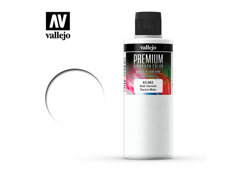 Vallejo Premium Colors - Matt Varnish (200ml) - Everything Airbrush