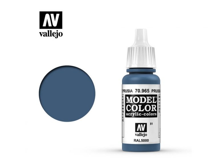 Vallejo Model Color - Intermediate Blue (17ml) - Everything Airbrush