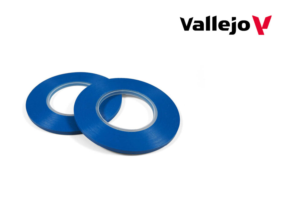 Vallejo Hobby Tools - Flexible Masking Tape [3mm x 18m] (Twin Pack)