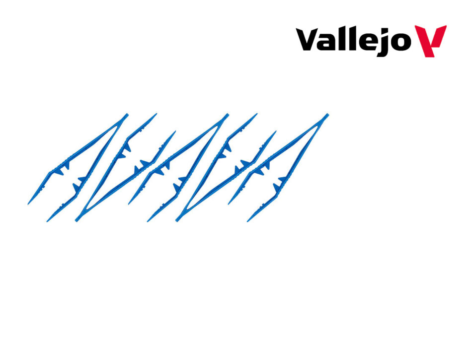 Vallejo Hobby Tools - Plastic Tweezers (Pack of 5)