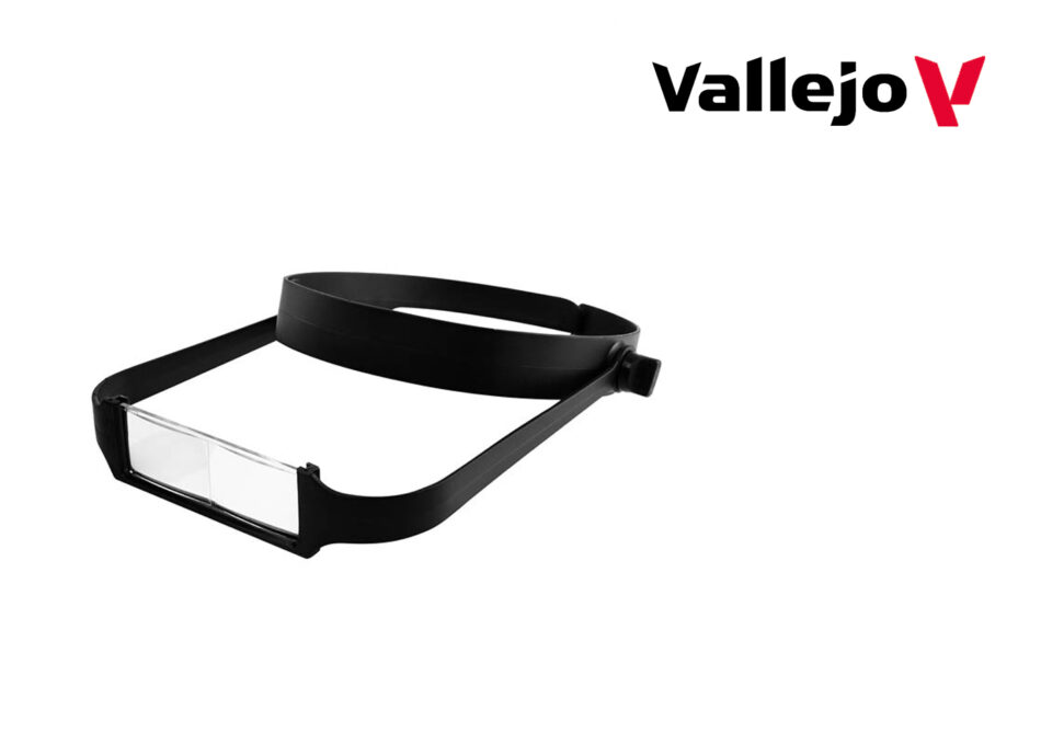 Vallejo Hobby Tools - Lightweight Headband Magnifier with 4 Lenses