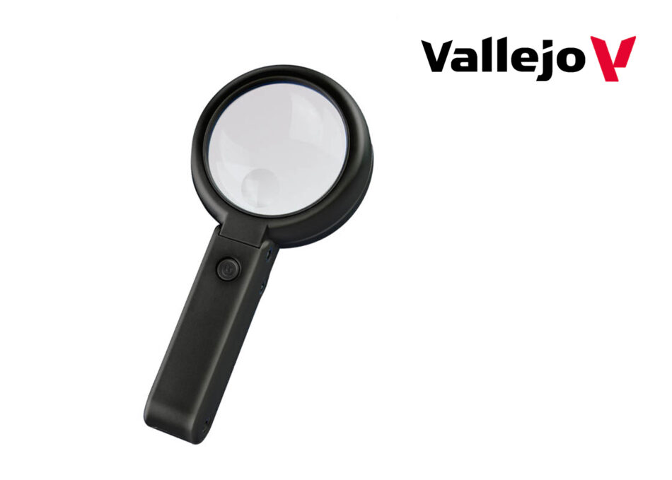 Vallejo Hobby Tools - Foldable LED Magnifier