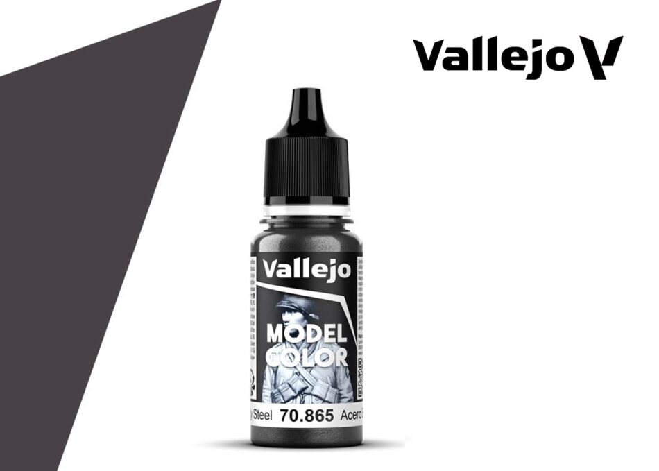 Vallejo Model Color - Metallic Oily Steel (18ml)