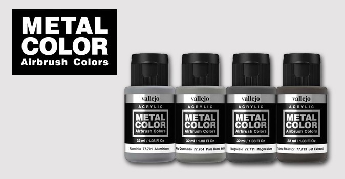 Silver Metal Color 32ml Bottle Vallejo Model Paint 