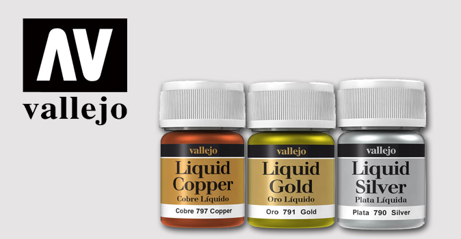 Vallejo Paint 35ml Bottle Metallic Liquid Copper Model Color 