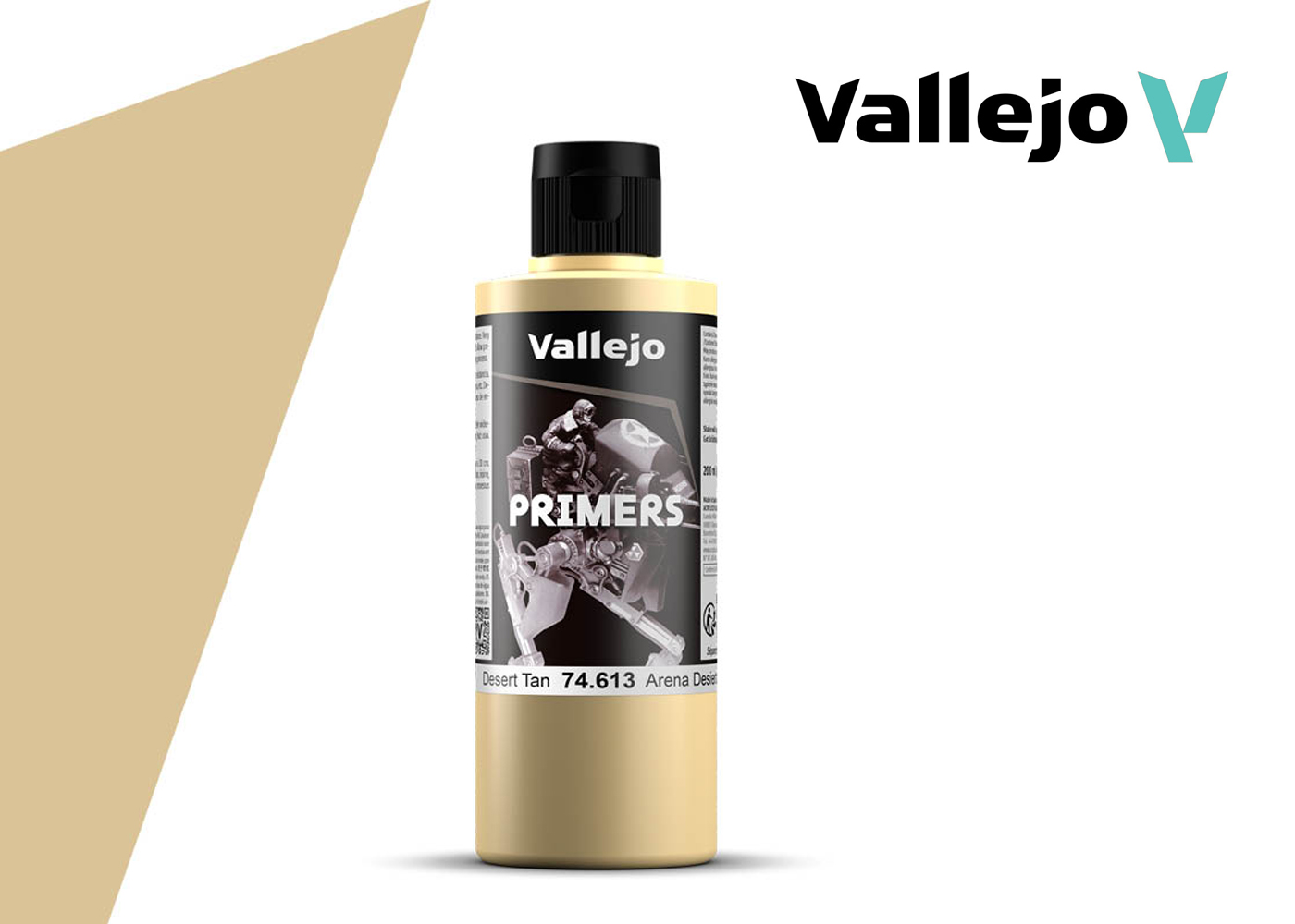 Vallejo Surface Primer - Desert Tan Base 60ml - Vagabond Games &  Collectables