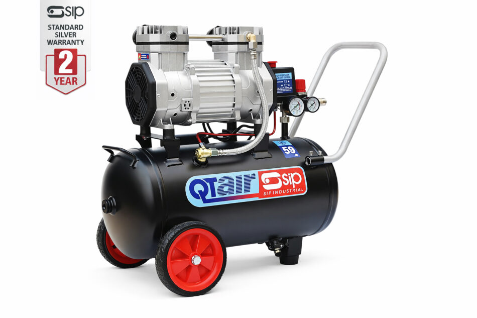 SIP QT DD 1.5hp 24ltr Ultra Low Noise Compressor