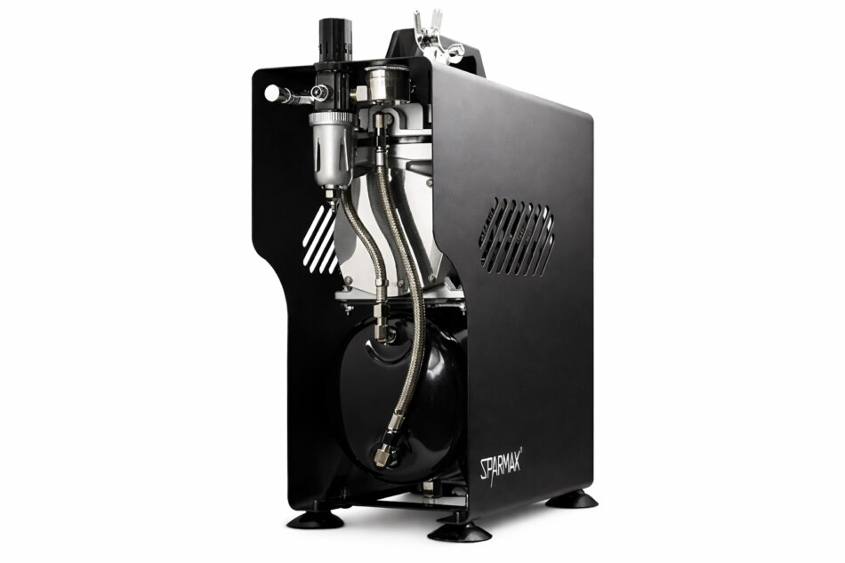 Sparmax TC-610H Plus Single Piston Airbrush Compressor (2.5 Litre Air Tank)