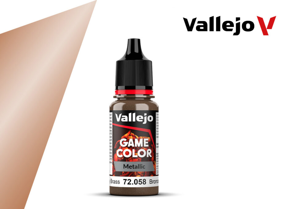 Vallejo Game Color - Metallic Brassy Brass (18ml)