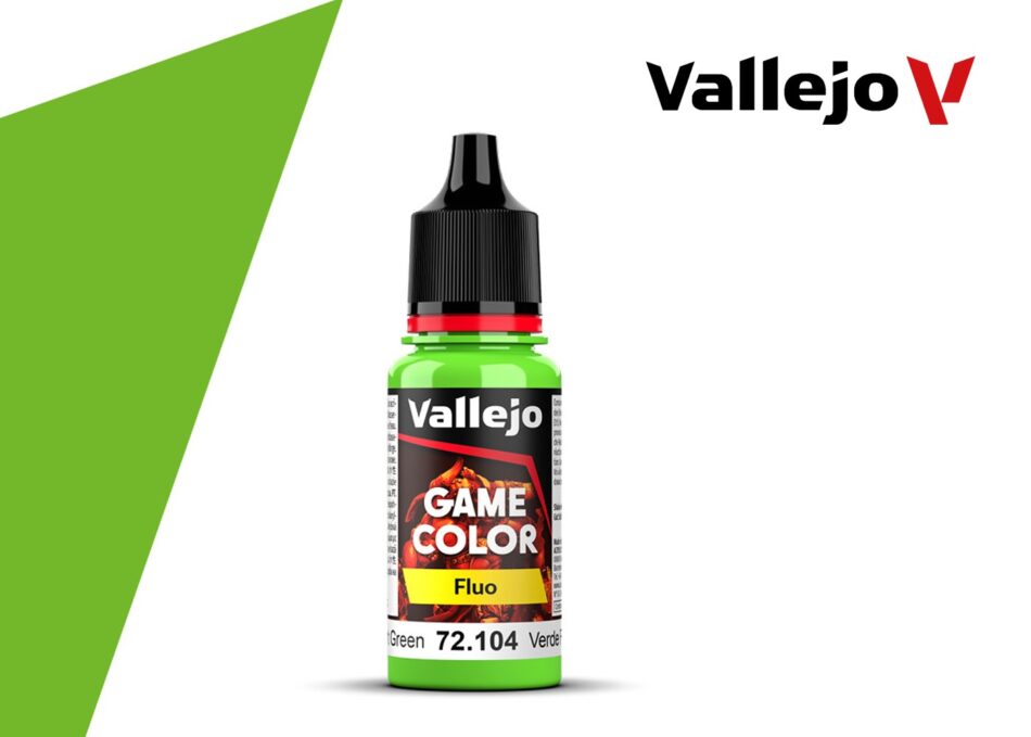 Vallejo Game Color - Fluorescent Green (18ml)