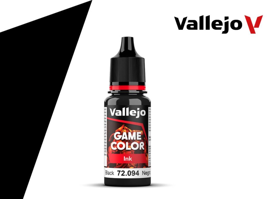 Vallejo Game Color - Game Ink Black (18ml)