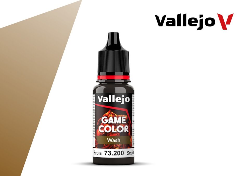 Vallejo Game Color - Wash Sepia (18ml)