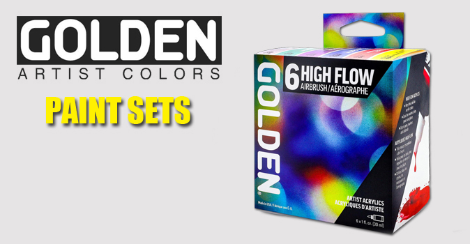Golden High Flow Acrylic Paint Sets
