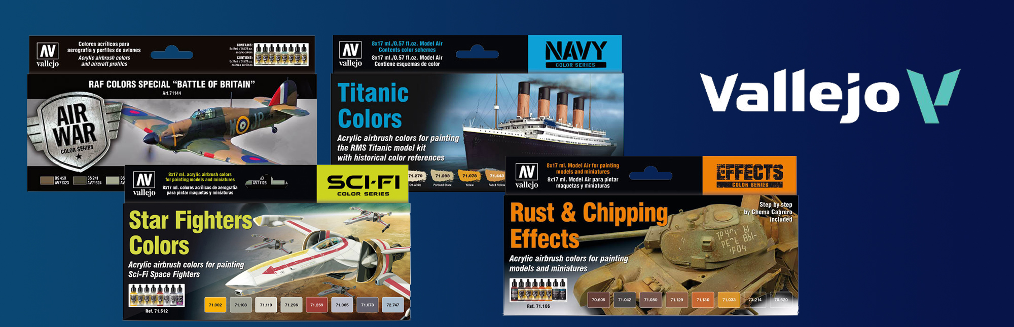 10% Off All Vallejo Model Air Paint Sets