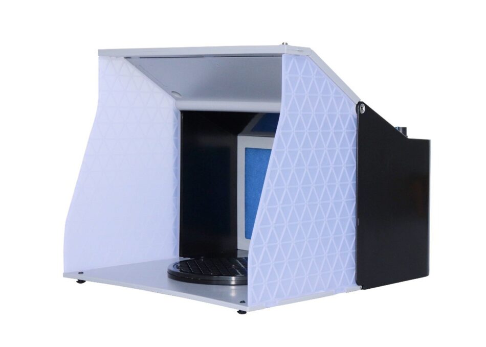 Portable Fold Away Airbrush Spray Booth with LED Lights & Air Flow Control