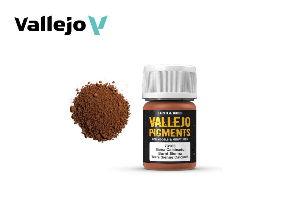 Vallejo Pigments - Burnt Sienna (35ml)