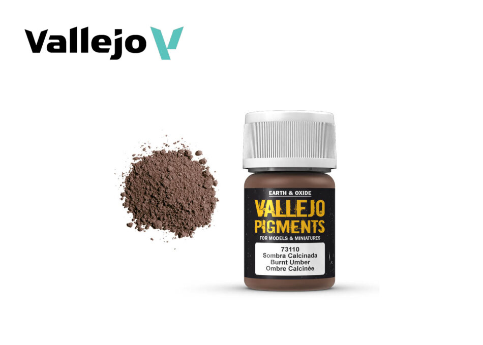 Vallejo Pigments - Burnt Umber (35ml)