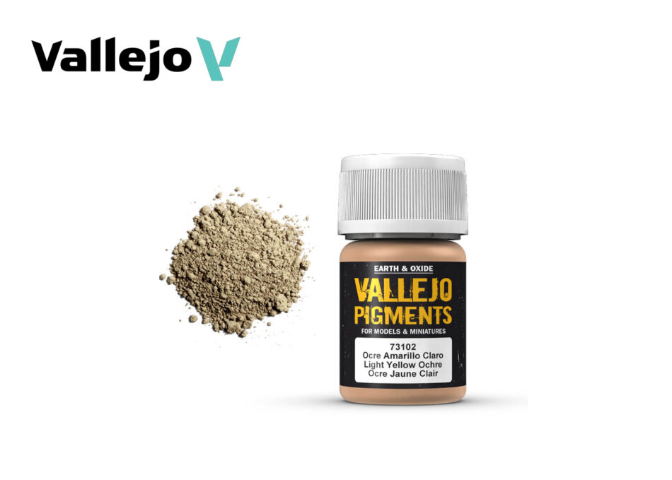 Vallejo Pigments - Light Yellow Ochre (35ml)
