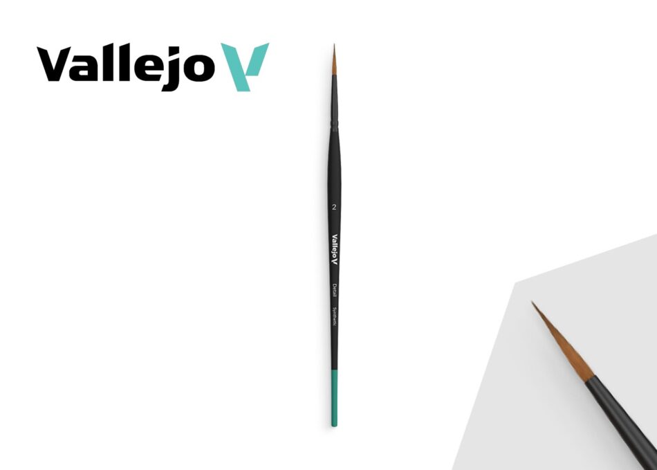 Vallejo Detail: Round Synthetic Brush No. 2
