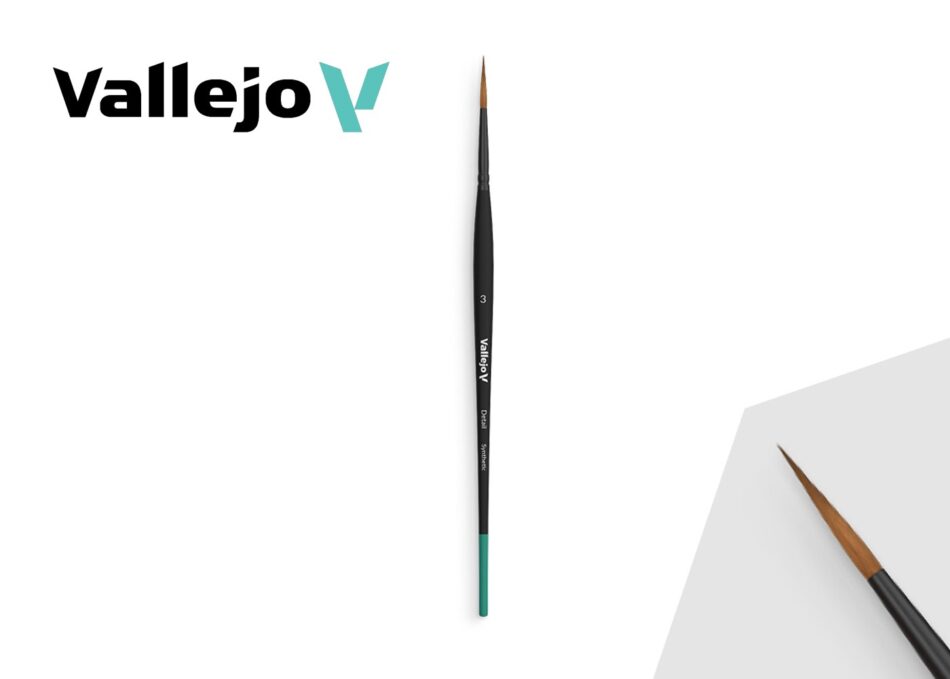 Vallejo Detail: Round Synthetic Brush No. 3