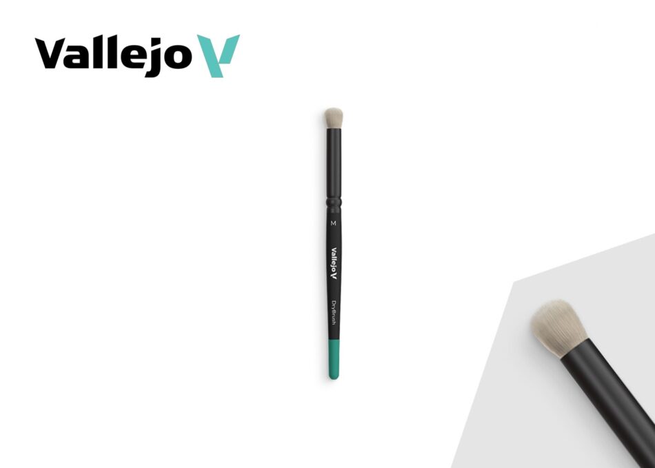 Vallejo Dry Brush: Natural Hair Dry Brush (Medium)