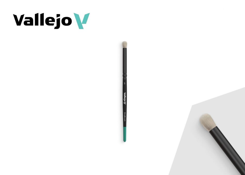 Vallejo Dry Brush: Natural Hair Dry Brush (Small)
