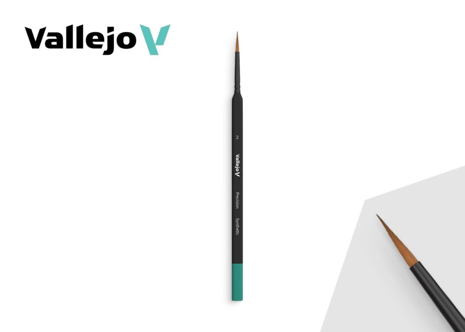 Vallejo Precision: Round Synthetic Brush - Triangular No. 2