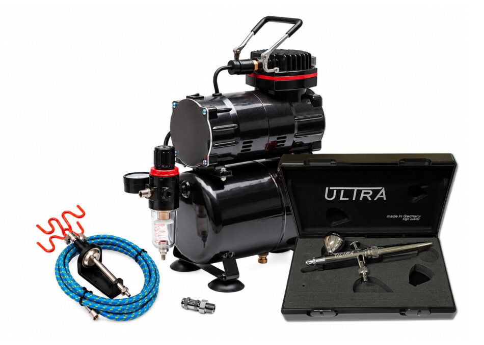 TC-80T Airbrushing Kit with Harder & Steenbeck Ultra 2024 Airbrush