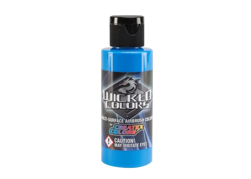 Createx - Wicked Fluorescent Blue 2oz (60ml)