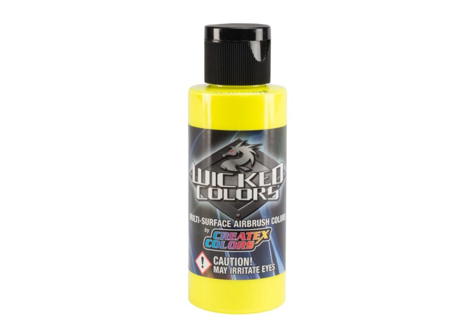 Createx - Wicked Fluorescent Yellow 2oz (60ml)