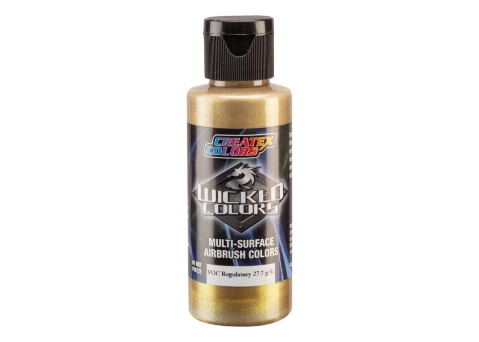 Createx - Wicked Metallic Actress Gold 2oz (60ml)