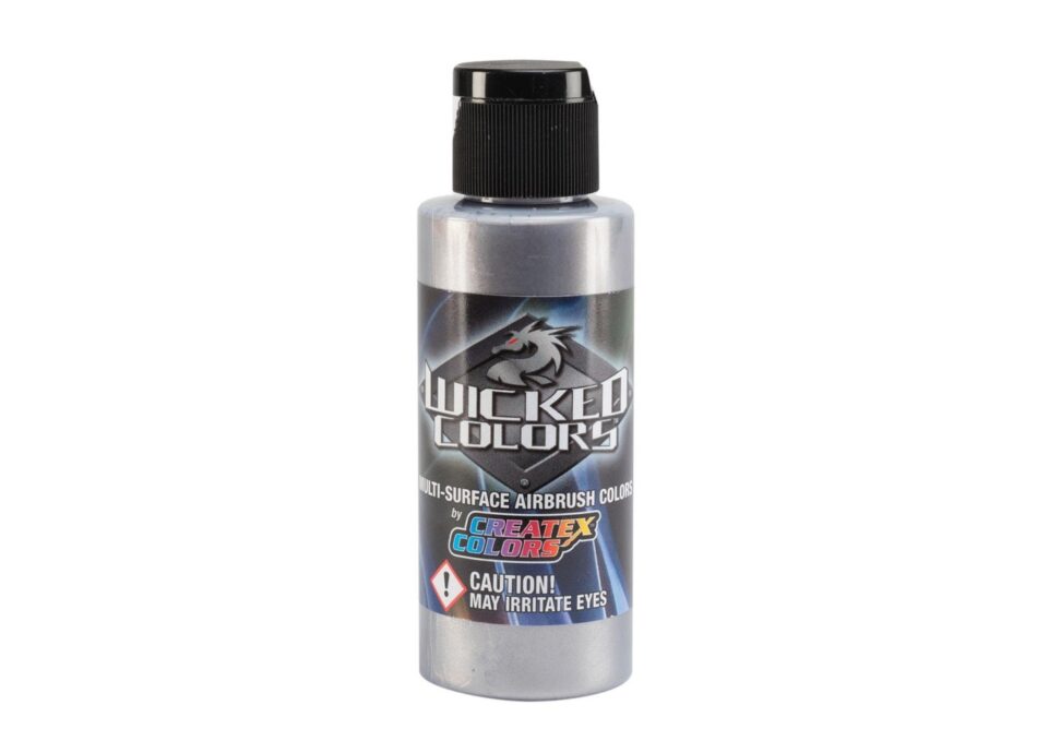 Createx - Wicked Metallic Silver 2oz (60ml)