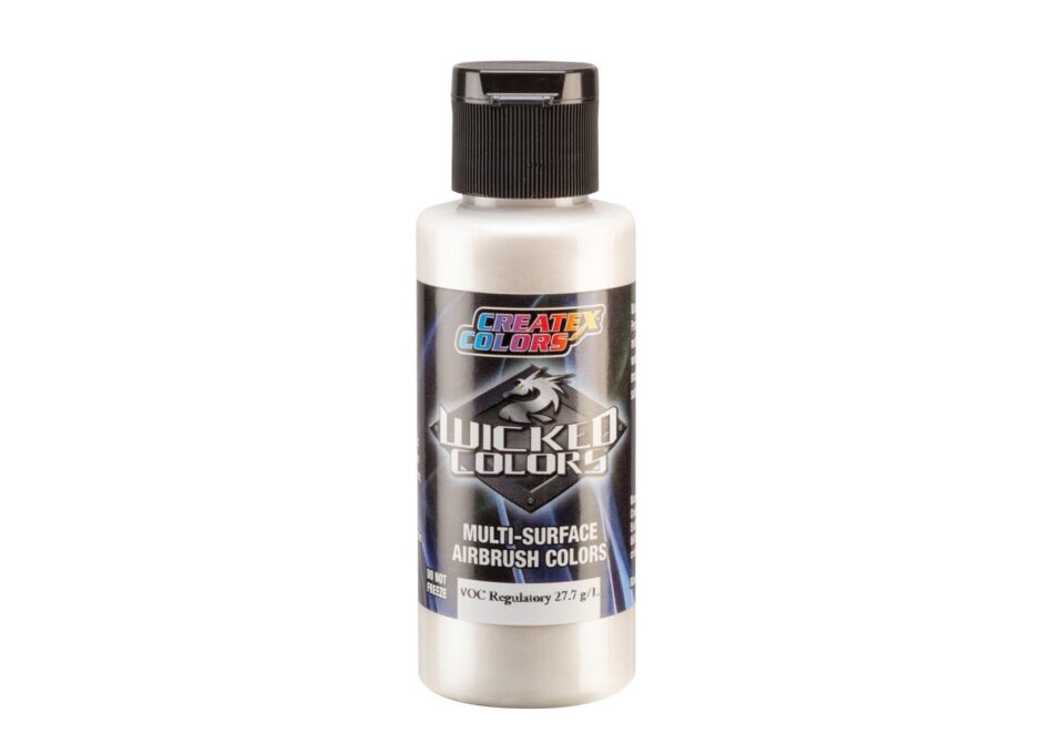 Createx - Wicked Metallic White [Fine] 2oz (60ml)